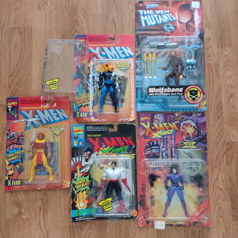 90s X-Men Action Figure Set - Multicolor